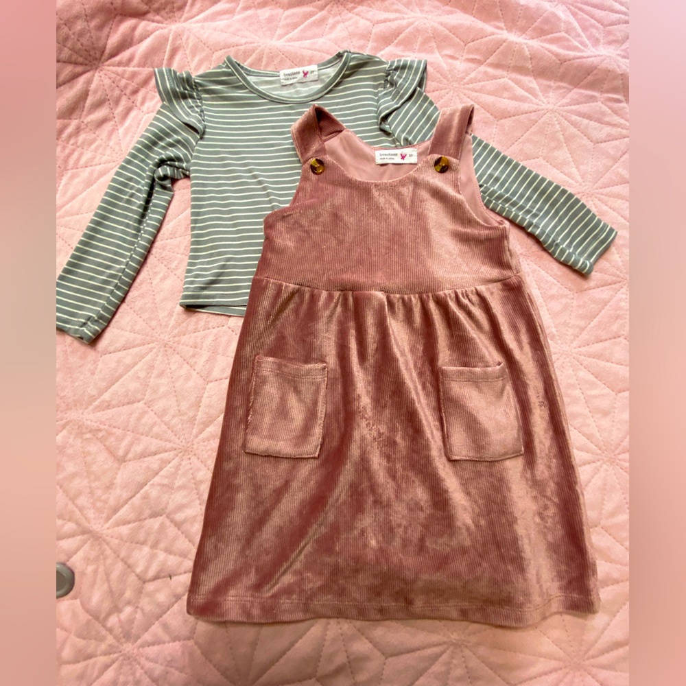 Toddler girls 2 piece casual dress size 2T